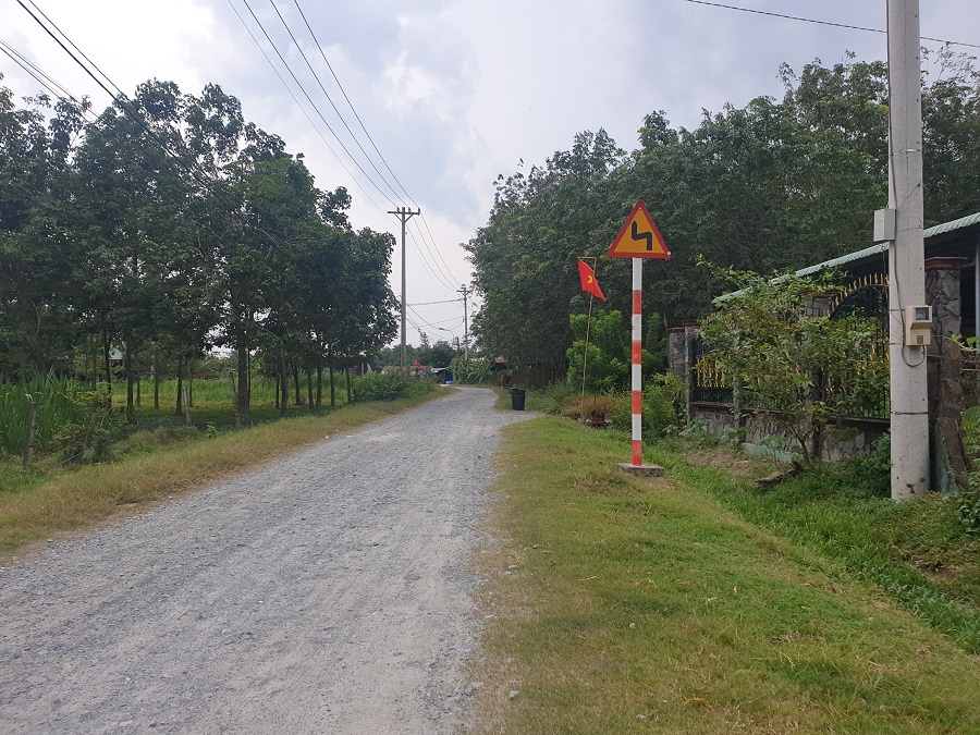 Lô đất xã Phú Hưng Củ Chi nằm mặt tiền đường Cao Thị Đậu