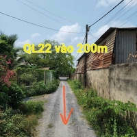 Bán đất xã Phước Thạnh Củ Chi, đường Quốc Lộ 22, gần KCN Tây Bắc